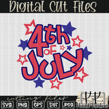 Load image into Gallery viewer, 4th of July Svg Design
