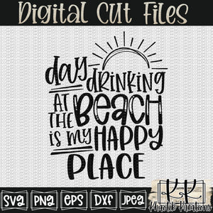 Day Drinking at the Beach Svg Design