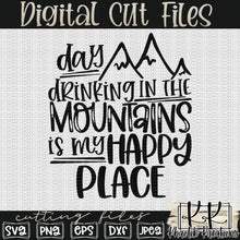 Load image into Gallery viewer, Day Drinking in the Mountains Svg Design
