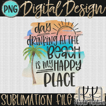 Load image into Gallery viewer, Day Drinking at the Beach Png Design

