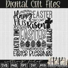 Load image into Gallery viewer, Easter Subway Art Svg Design
