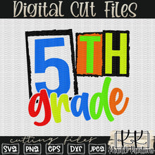 Load image into Gallery viewer, Fifth Grade Svg Design
