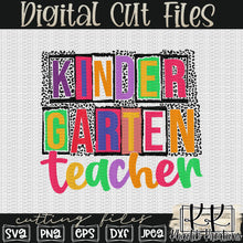 Load image into Gallery viewer, Kindergarten Teacher Svg Design
