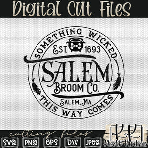 Salem Broom Company Svg Design