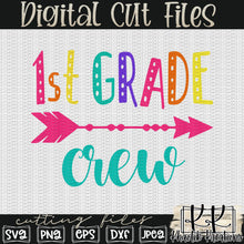 Load image into Gallery viewer, First Grade Crew Svg Design
