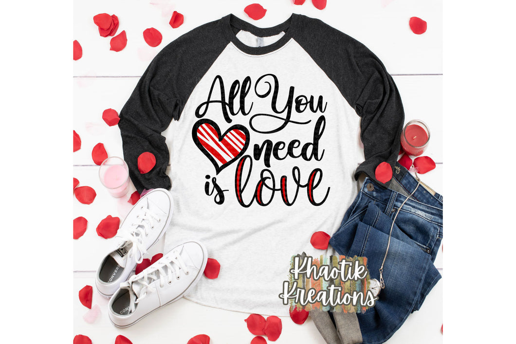 All You Need Is Love Svg Design