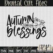 Load image into Gallery viewer, Autumn Blessings Svg Design
