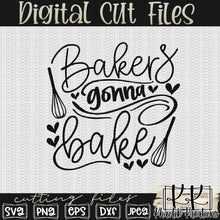 Load image into Gallery viewer, Bakers Gonna Bake Svg Design
