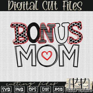 Bonus Mom Svg Design