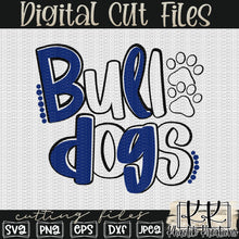Load image into Gallery viewer, Bulldogs Svg Design
