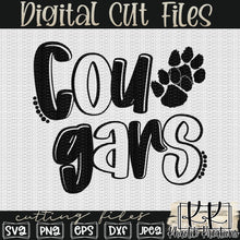 Load image into Gallery viewer, Cougars Svg Design
