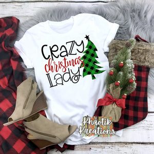 Crazy Christmas Lady Svg Design