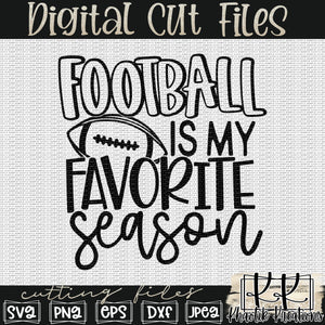 Football is my Favorite Season Svg Design