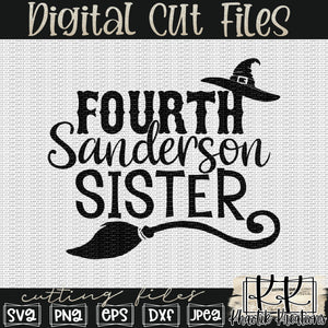 Fourth Sanderson Sister Svg Design