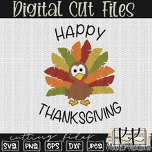 Load image into Gallery viewer, Happy Thanksgiving Svg Design
