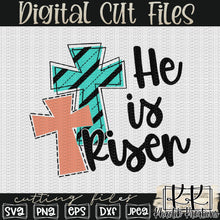 Load image into Gallery viewer, He is Risen Svg Design
