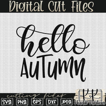 Load image into Gallery viewer, Hello Autumn Svg Design
