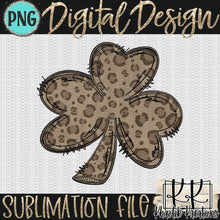 Load image into Gallery viewer, Leopard Clover Png Design

