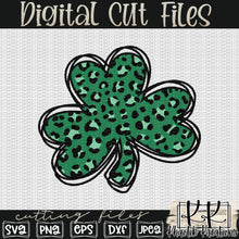 Load image into Gallery viewer, Leopard Clover Svg Design
