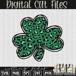 Leopard Clover Svg Design