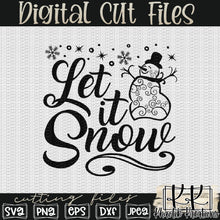 Load image into Gallery viewer, Let it Snow Svg Design
