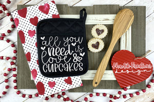 All You Need is Love & Cupcakes Svg Design