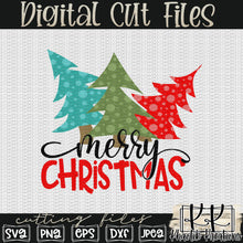 Load image into Gallery viewer, Whimsical Christmas Tree Svg Design
