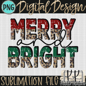 Merry and Bright Png Design