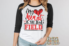 Load image into Gallery viewer, My Heart is on that Field Baseball Design
