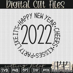 New Years 2022 Svg Design