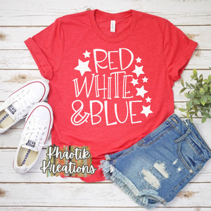 Red White & Blue Svg Design
