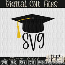 Load image into Gallery viewer, Graduation Cap Svg Design
