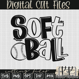 Softball Svg Design