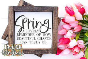 Spring a Lovely Reminder Svg Design