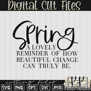 Spring a Lovely Reminder Svg Design