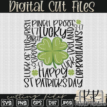 Load image into Gallery viewer, St Patrick&#39;s Day Subway Art Svg Design
