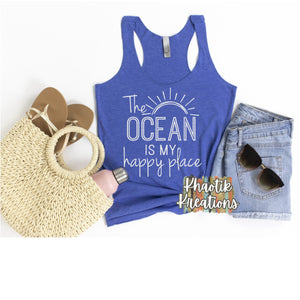 The Ocean is my Happy Place Svg Design