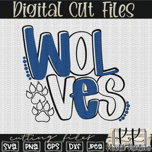 Load image into Gallery viewer, Wolves Svg Design
